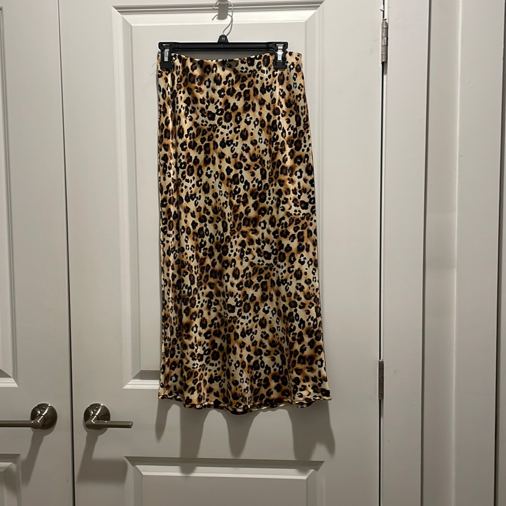 Cheetah Print Skirt
